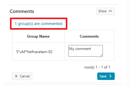Retrieve comments screenshot Retrieve comments